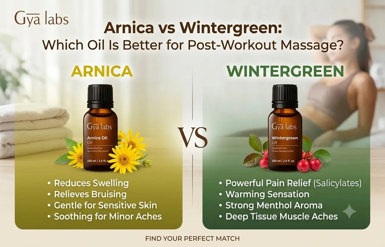 Arnica vs Wintergreen