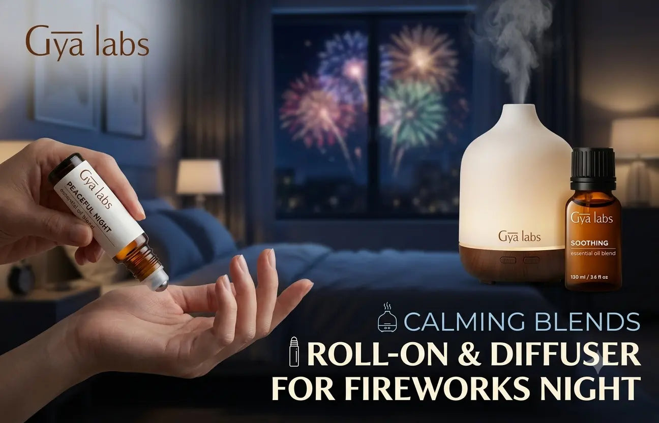 Calming Roll-On & Diffuser Blends for Fireworks Night