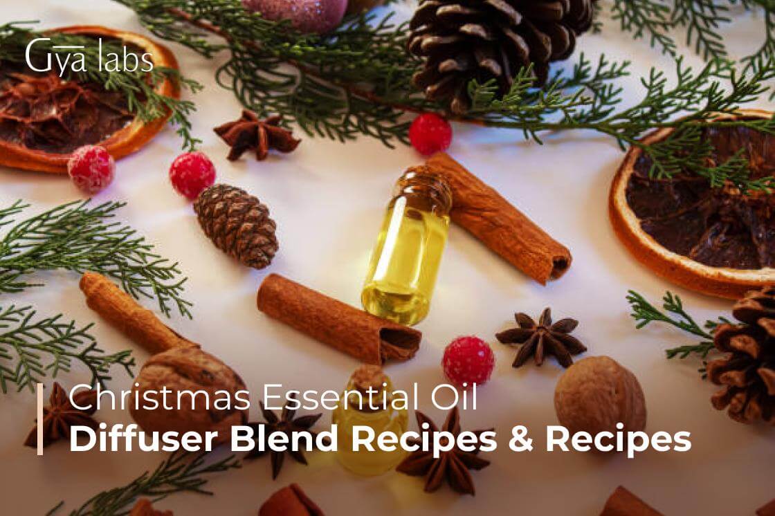 Christmas Essential Oil Diffuser Blend Recipes and other Christmas Essential Oil Blends | GyaLabs