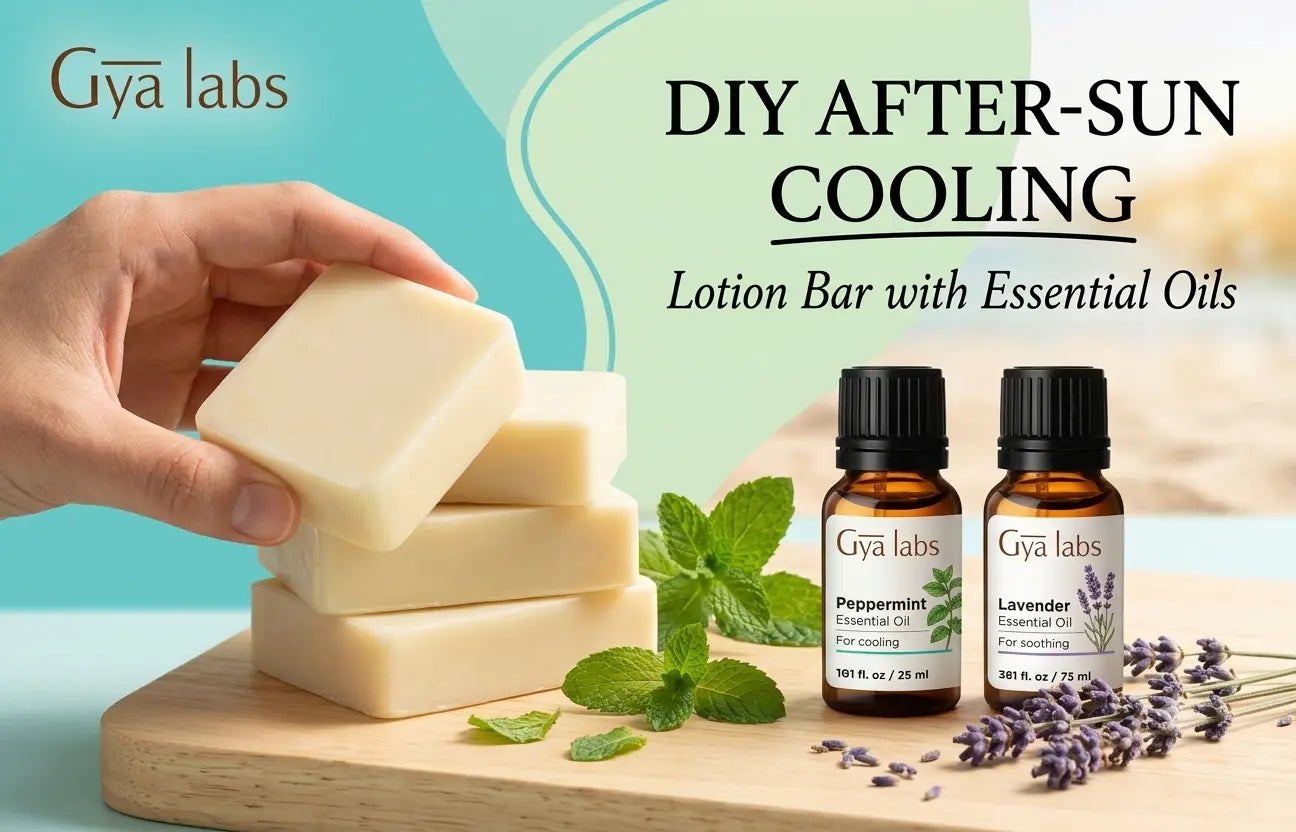 DIY After-Sun Cooling Lotion Bar