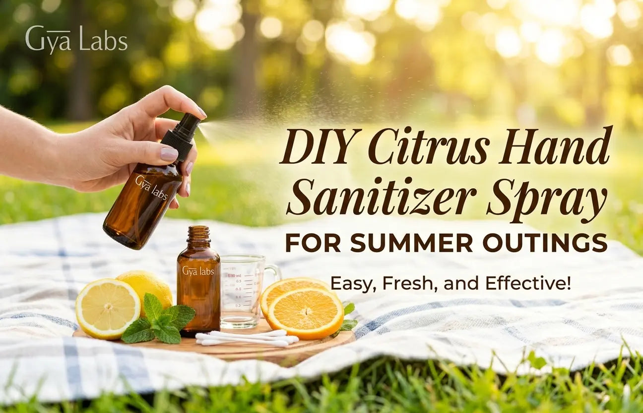DIY Citrus Hand Sanitizer Spray