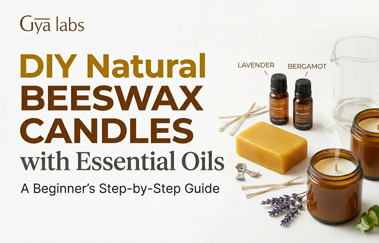 DIY Natural Beeswax Candles with Essential Oils: Step-by-Step Guide for Beginners
