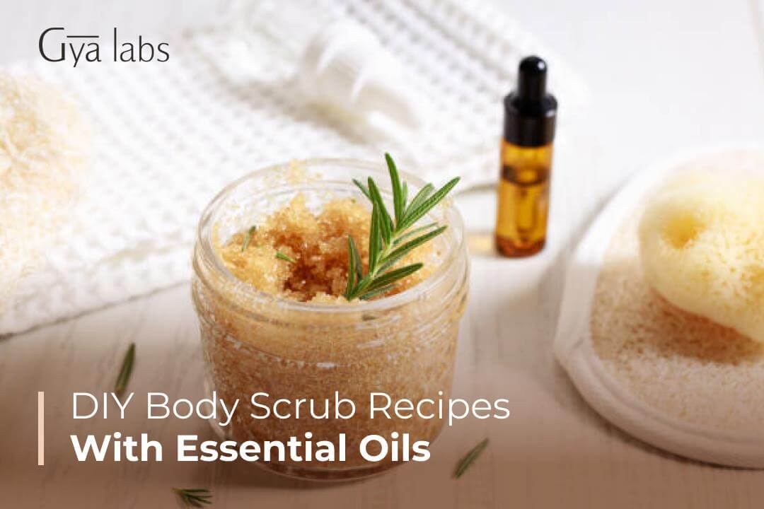 DIY Body Scrub With Essential Oils Recipe | Natural Body Scrub For Glowing Skin | GyaLabs