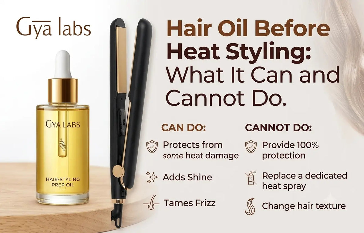 Hair Oil Before Heat Styling What It Can and Cannot Do