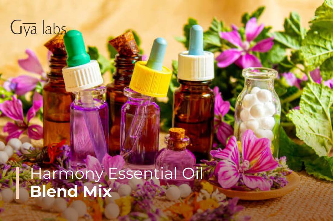 Harmony Essential Oil Blend Mix– Clary Sage, Rosemary, Lavender, Thyme & Marjoram Oil: A DIY Recipe Guide | GyaLabs