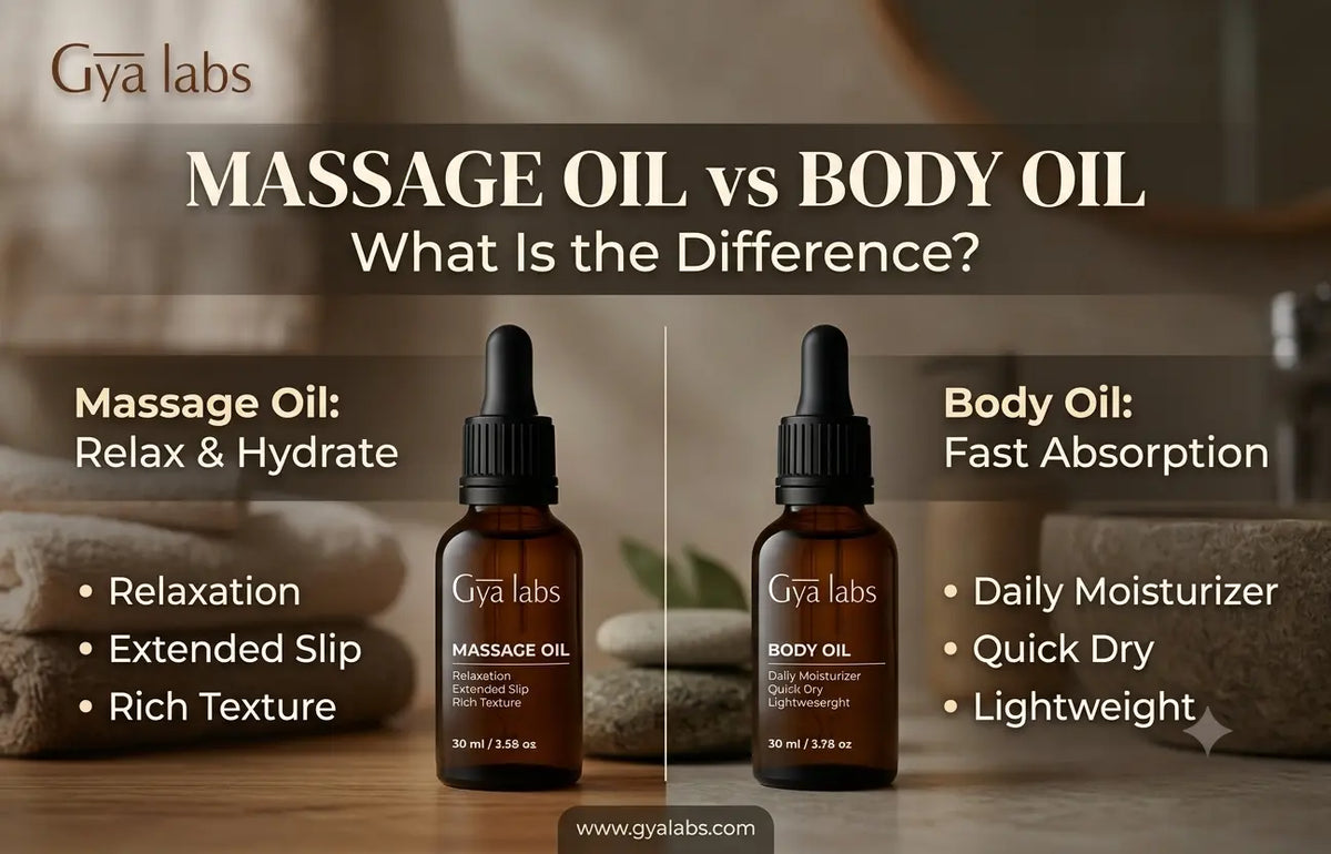 Massage Oil vs Body Oil