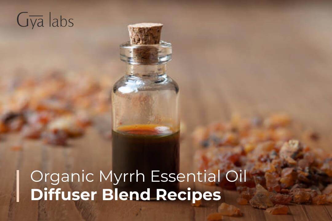 Organic Myrrh Essential Oil Blends | Myrrh Essential Oil Diffuser Blends | GyaLabs