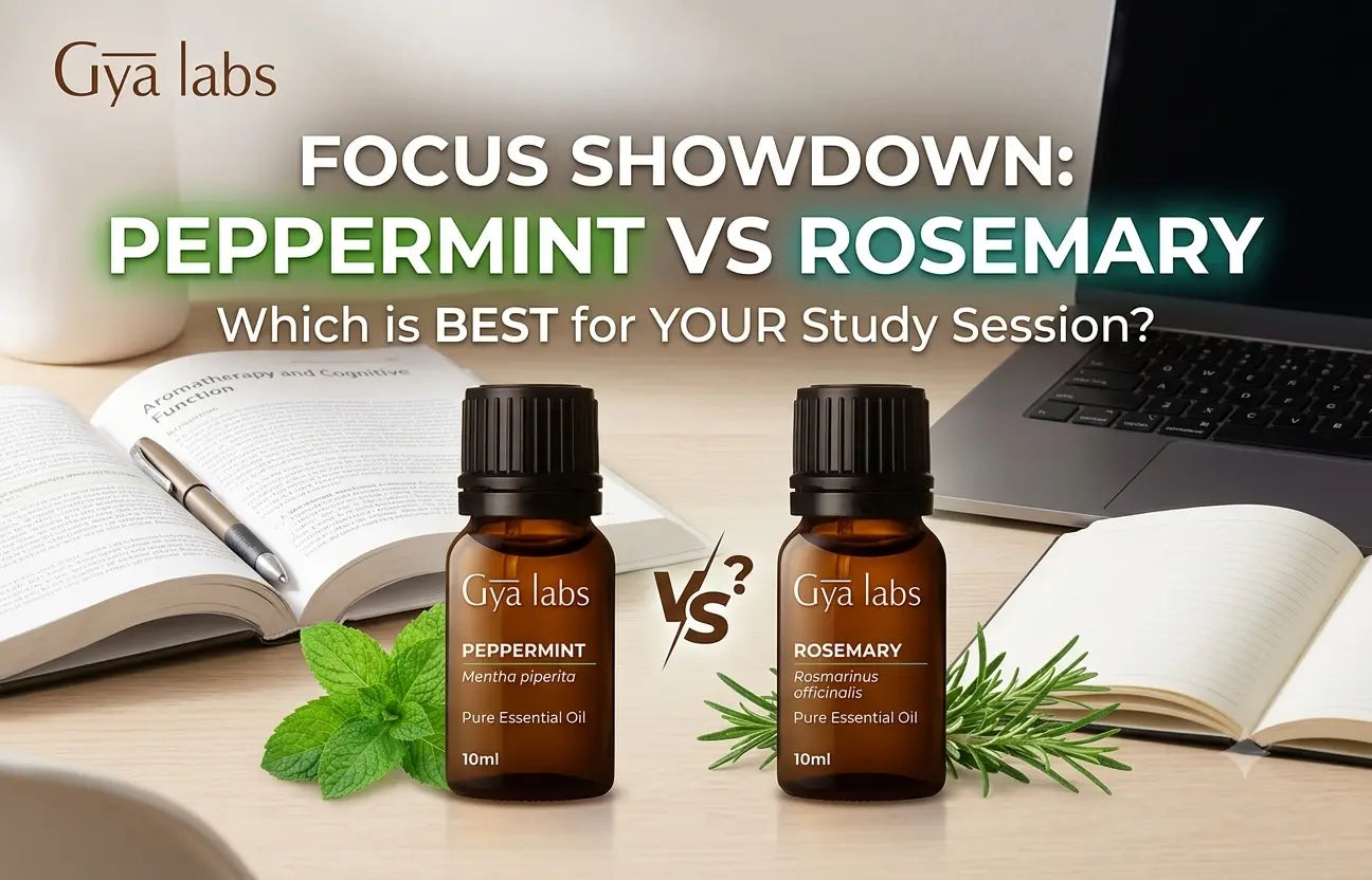 Peppermint vs Rosemary Essential Oil for Focus