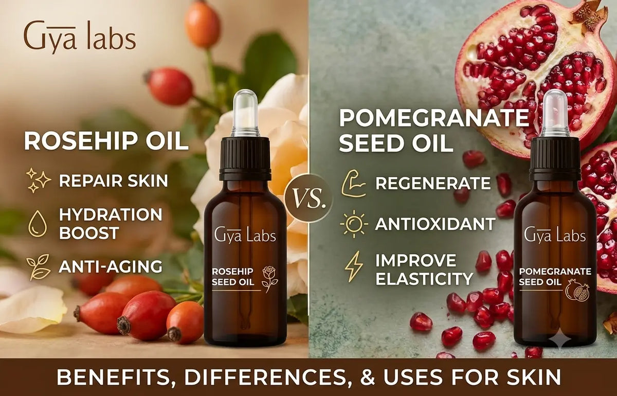 Rosehip Oil vs. Pomegranate Seed Oil