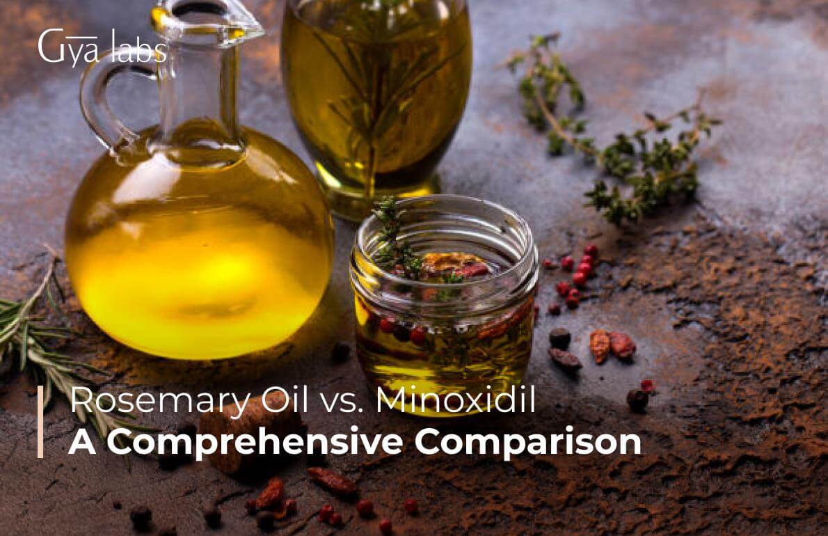 Rosemary Oil vs Minoxidil for Hair Growth | Prevent Hair Loss | Benefits and Comparison | GyaLabs