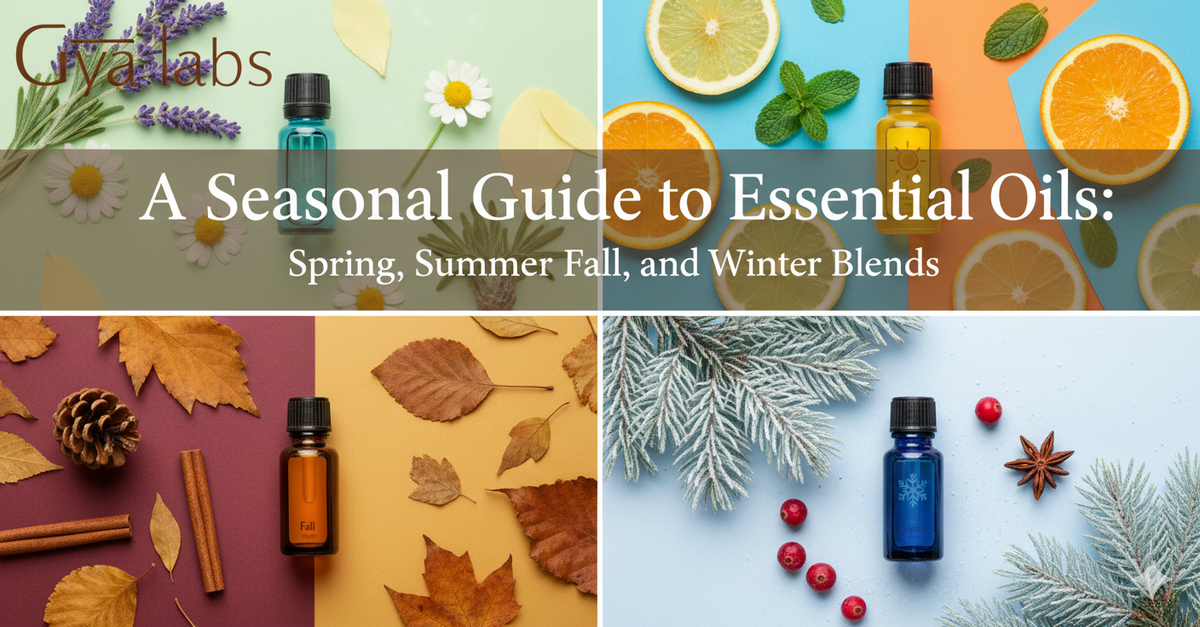 A Seasonal Guide to Essential Oils: Spring, Summer, Fall, and Winter Blends | GyaLabs