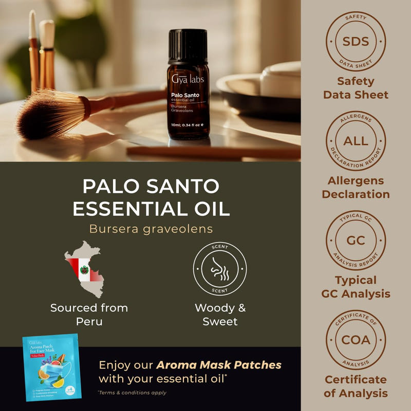 Palo Santo Essential Oil 0.34 Fl Oz