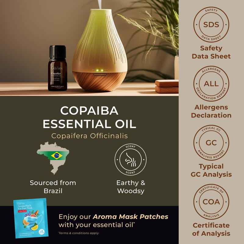 Copaiba Essential Oil 0.34 Fl Oz