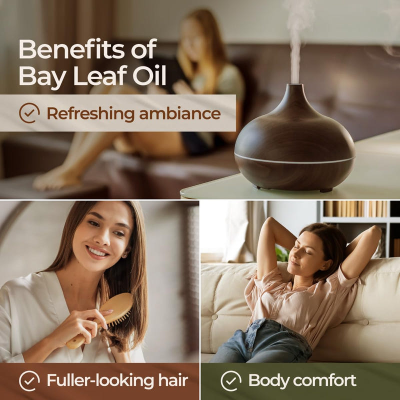 Organic Bay Leaf Essential Oil 0.34 Fl Oz