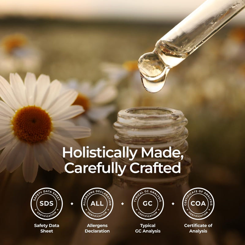 Organic German Chamomile Essential Oil 0.34 Fl Oz