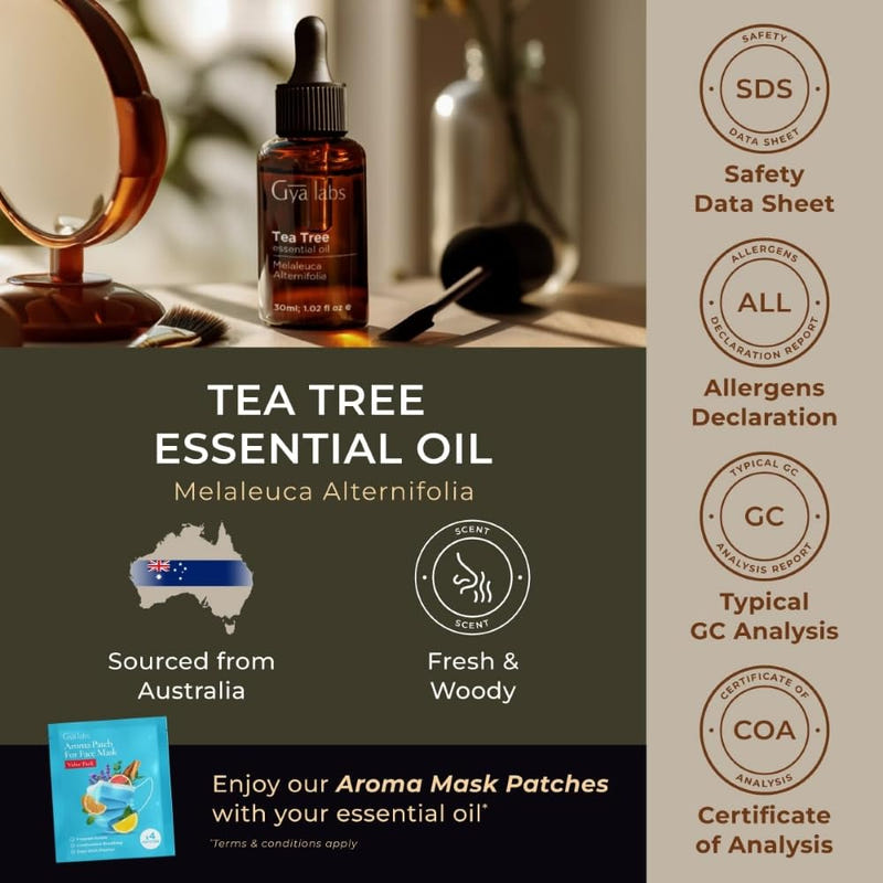 Tea Tree Essential Oil 1.02 Fl Oz