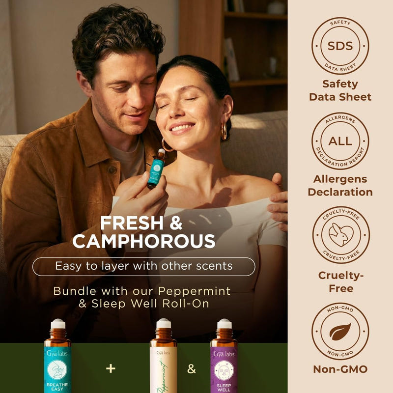 Breathe Essential Oil Roll On 0.34 Fl Oz