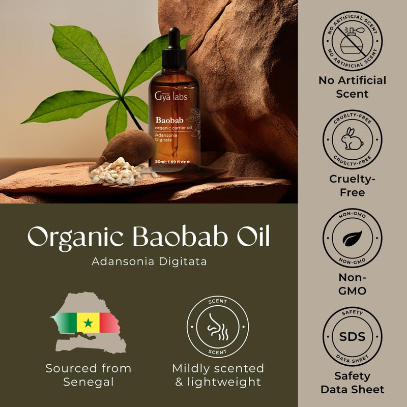 Baobab Carrier Oil 1.7 Fl Oz