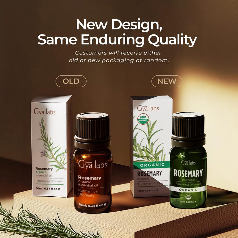 Organic Rosemary Essential Oil 0.34 Fl Oz