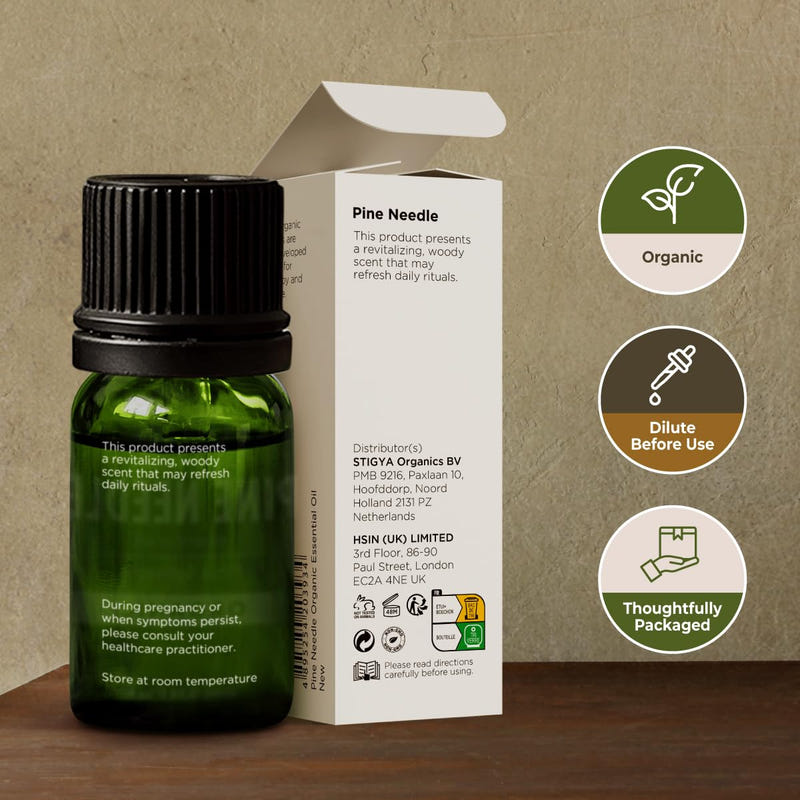 Organic Pine Needle Essential Oil 0.34 Fl Oz