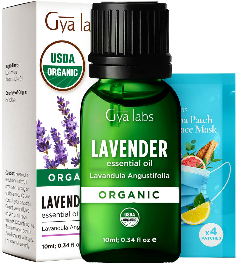 Organic Lavender Essential Oil 0.34 Fl Oz