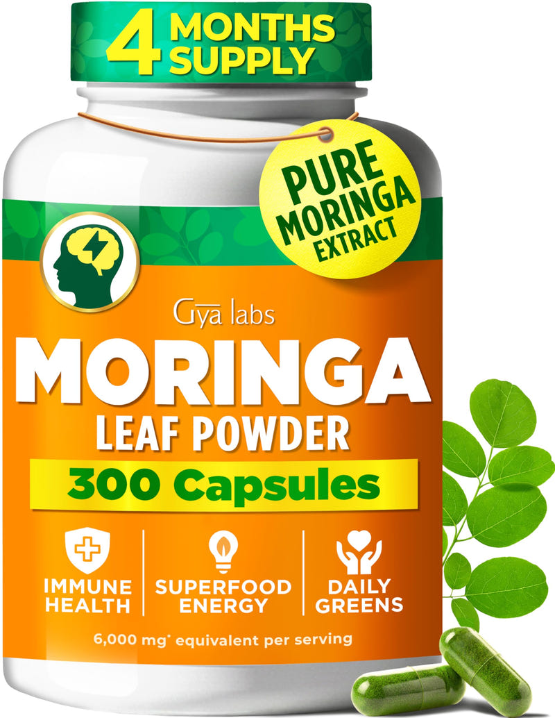 Moringa Capsules - 300 Capsules