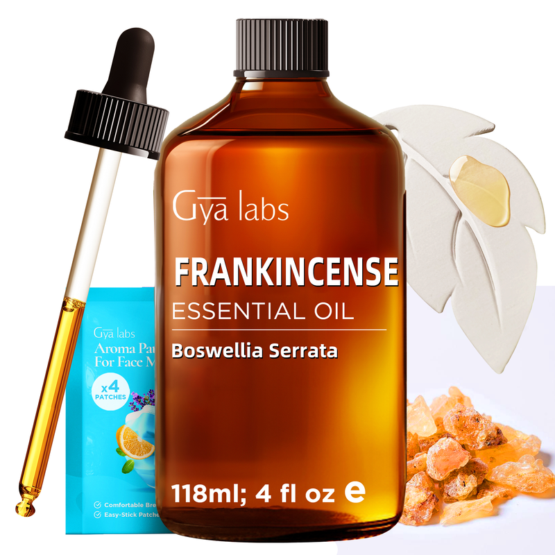 Frankincense Essential Oil with Aromatherapy Stone 4 Fl Oz