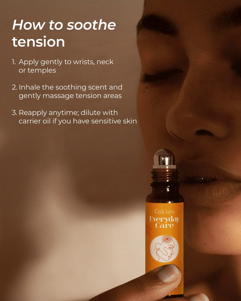 how to soothe tension with Migraine Manager Roll-On Blend
