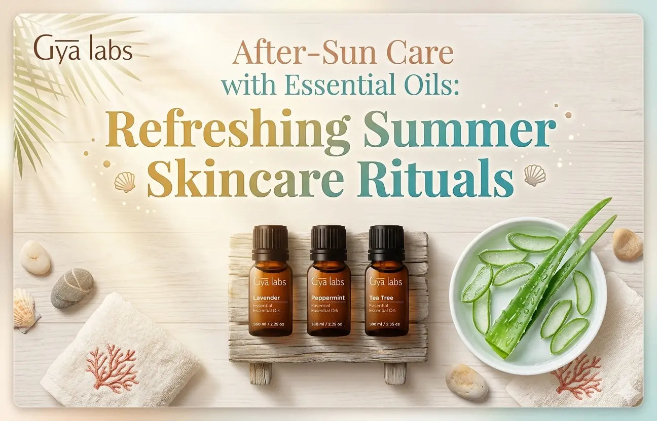 After-Sun Care with Essential Oils: Refreshing Summer Skincare Rituals
