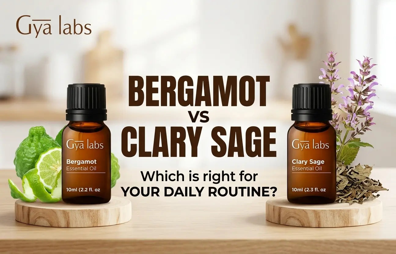 Bergamot vs Clary Sage Essential Oil