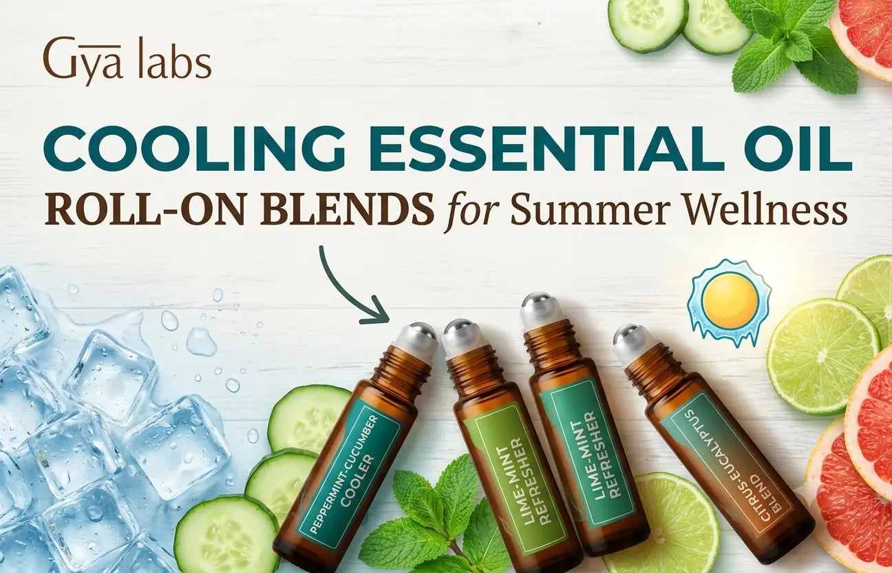 Cooling Essential Oil Roll-On Blends for Summer Wellness