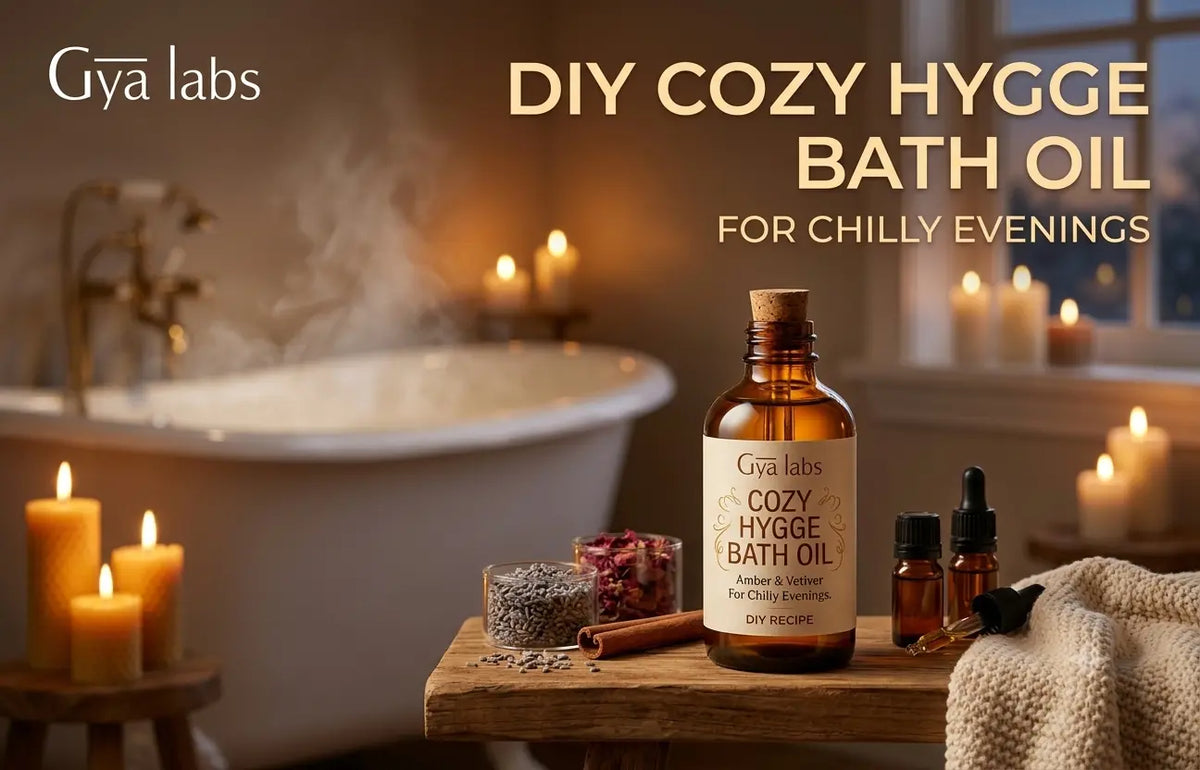 DIY Cozy Hygge Bath Oil
