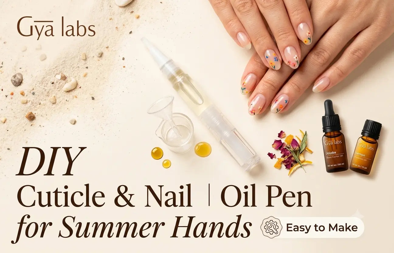 DIY Cuticle & Nail Oil Pen for Summer Hands