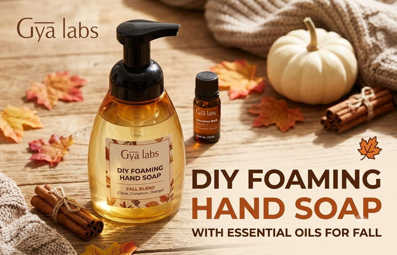 DIY Foaming Hand Soap With Essential Oils