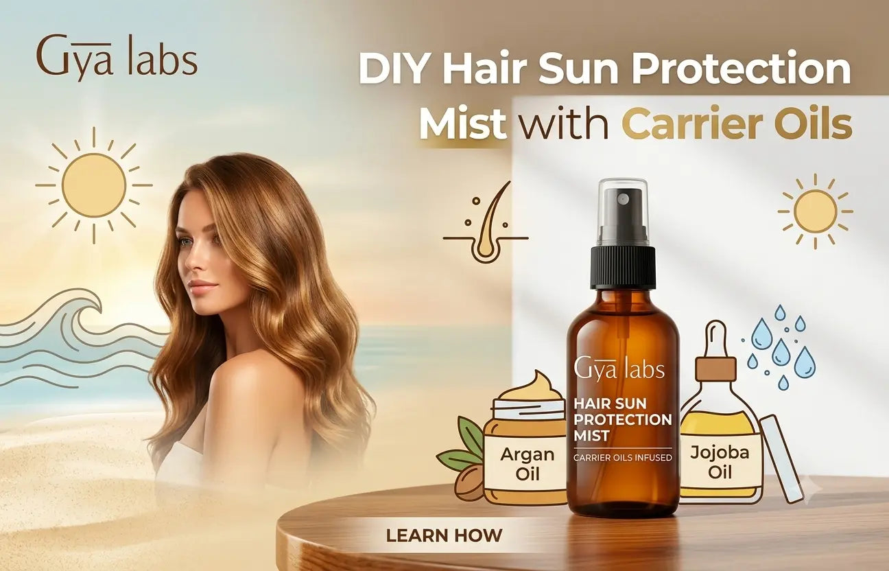 DIY Hair Sun Protection Mist with Carrier Oils