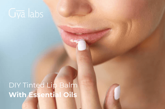 DIY Tinted Lip Balm With Essential Oils