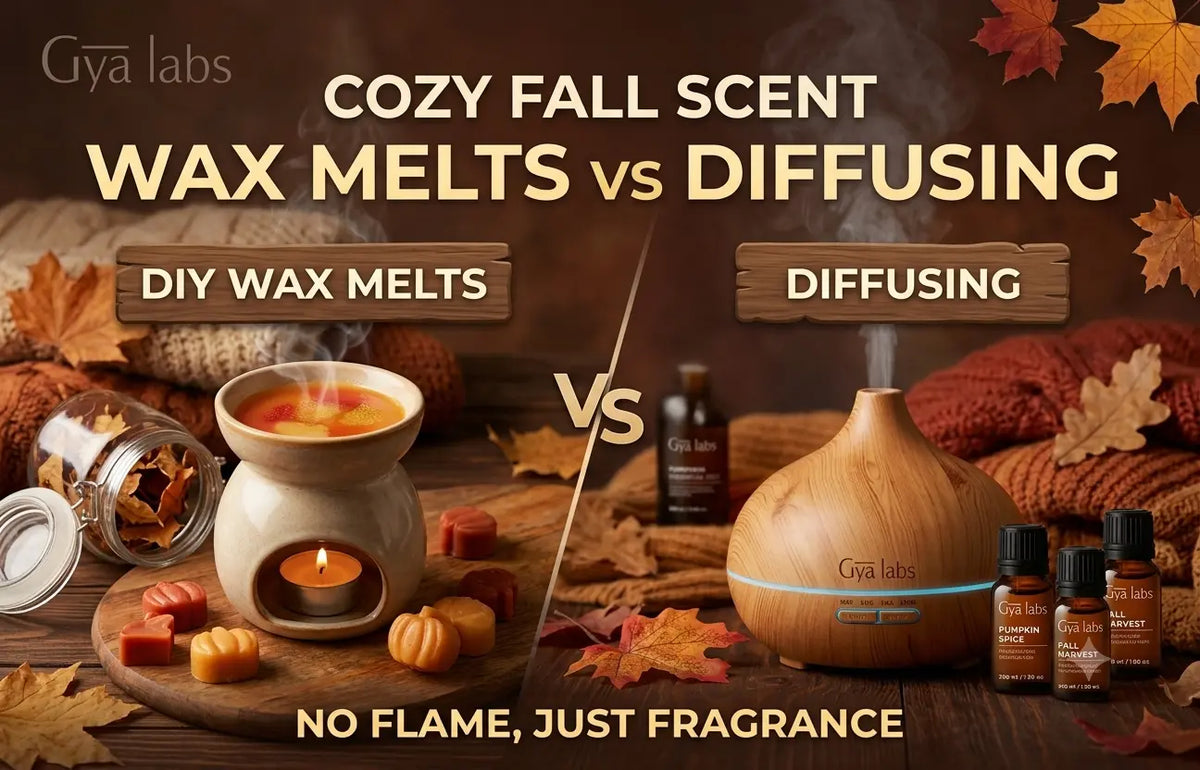 diy wax melts vs diffusing cozy fall scent