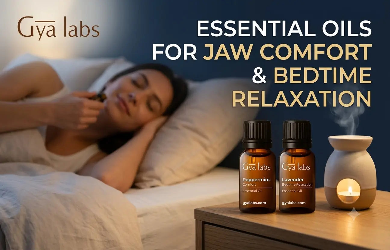 Essential Oils for Jaw Comfort & Bedtime Relaxation