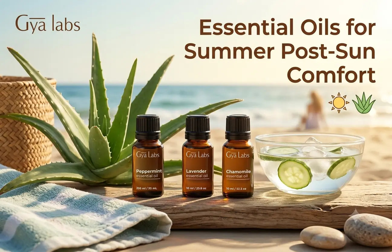 Essential Oils for Summer Post-Sun Comfort