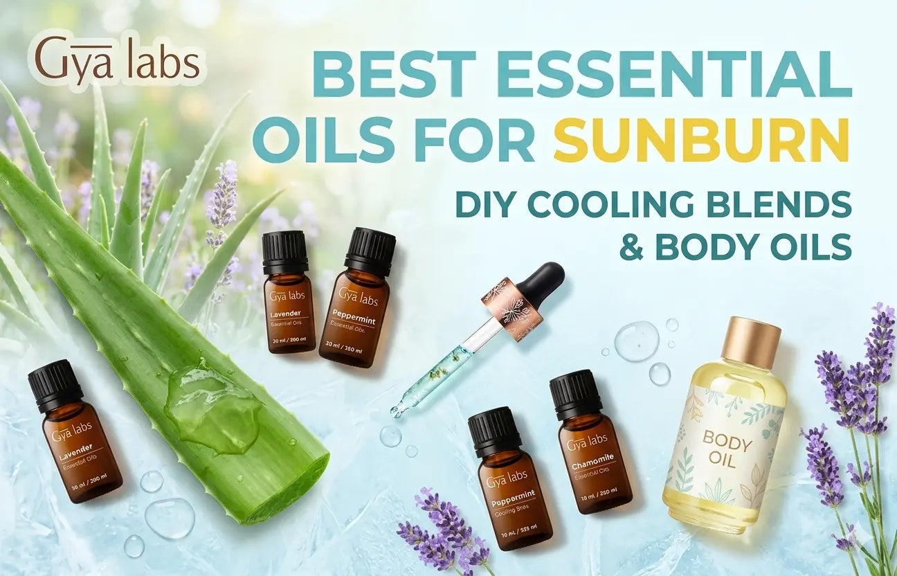 Best Essential Oils for Sunburn: DIY Cooling Blends & Body Oils