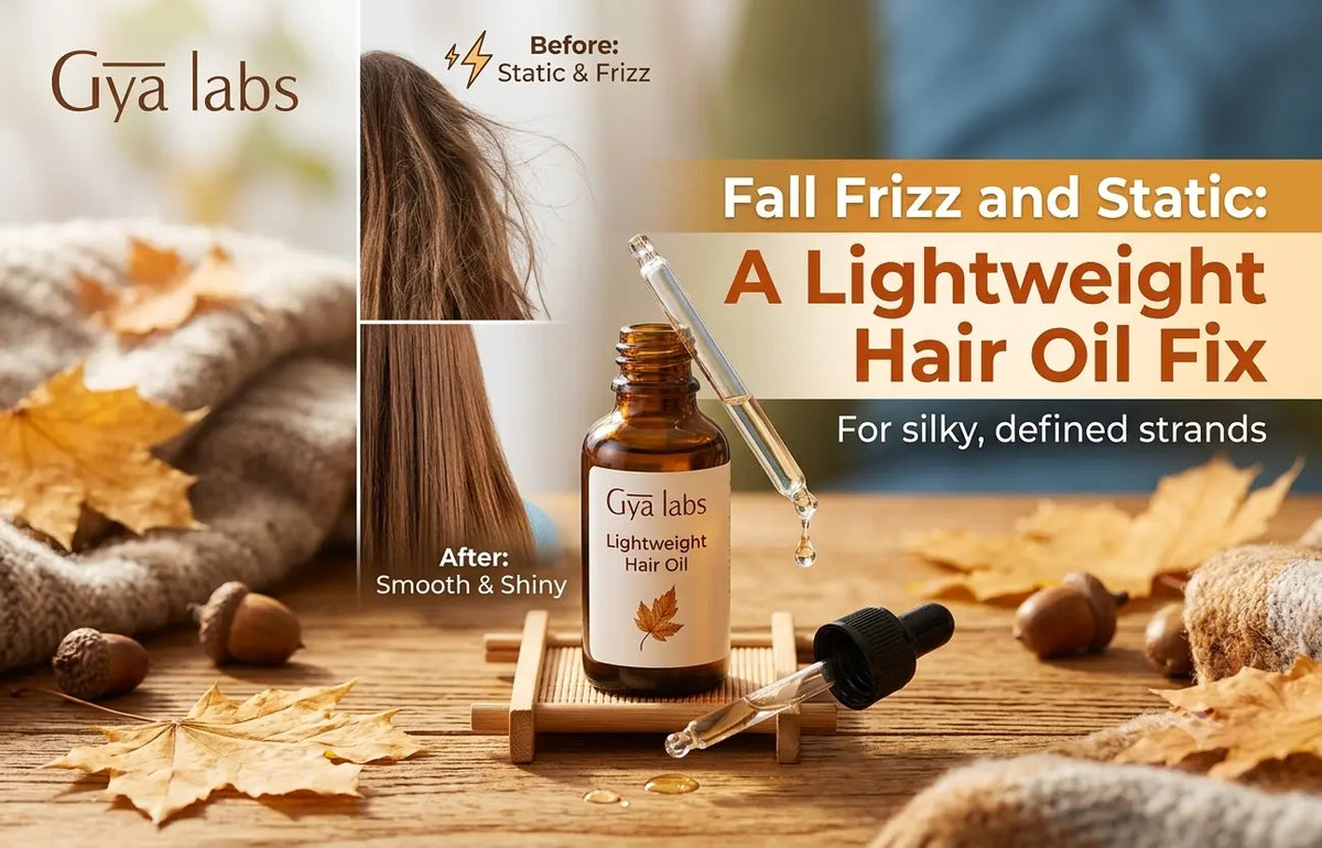 Fall Frizz and Static A Lightweight Hair Oil Fix