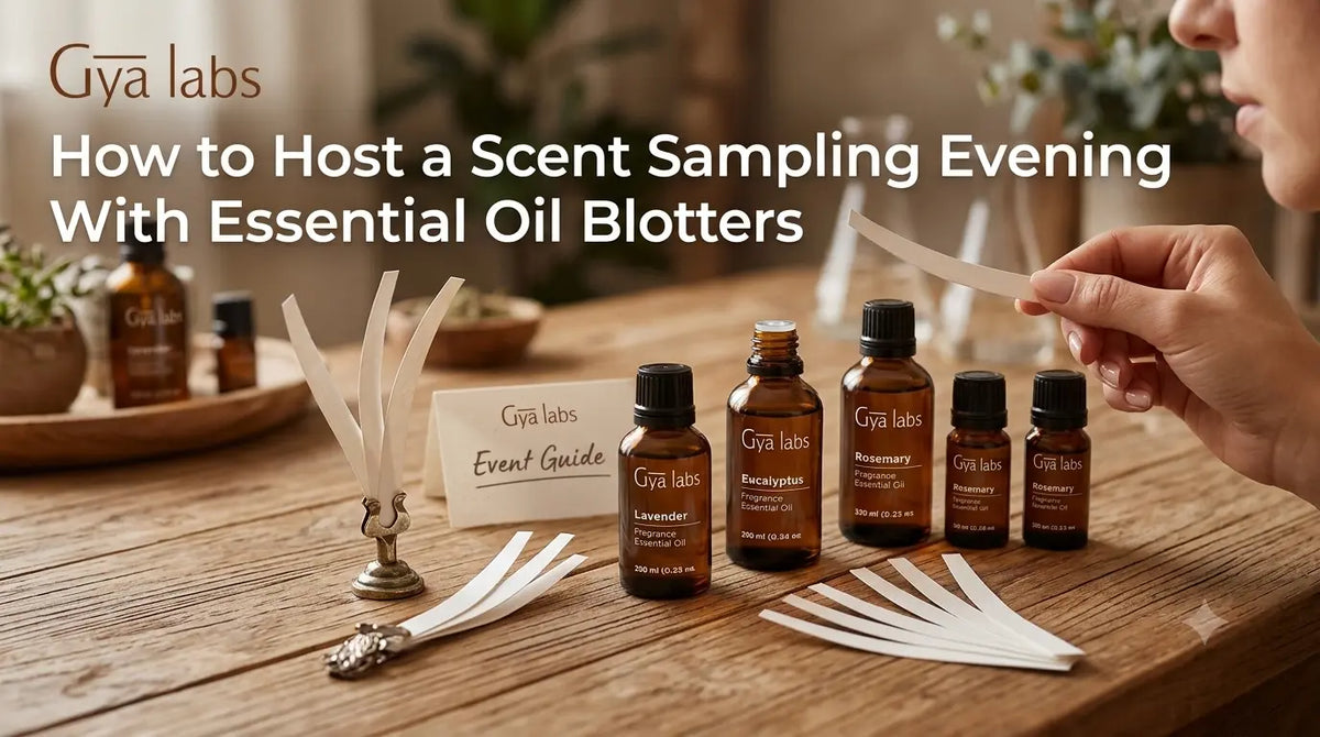 How to Host a Scent Sampling Evening With Essential Oil Blotters