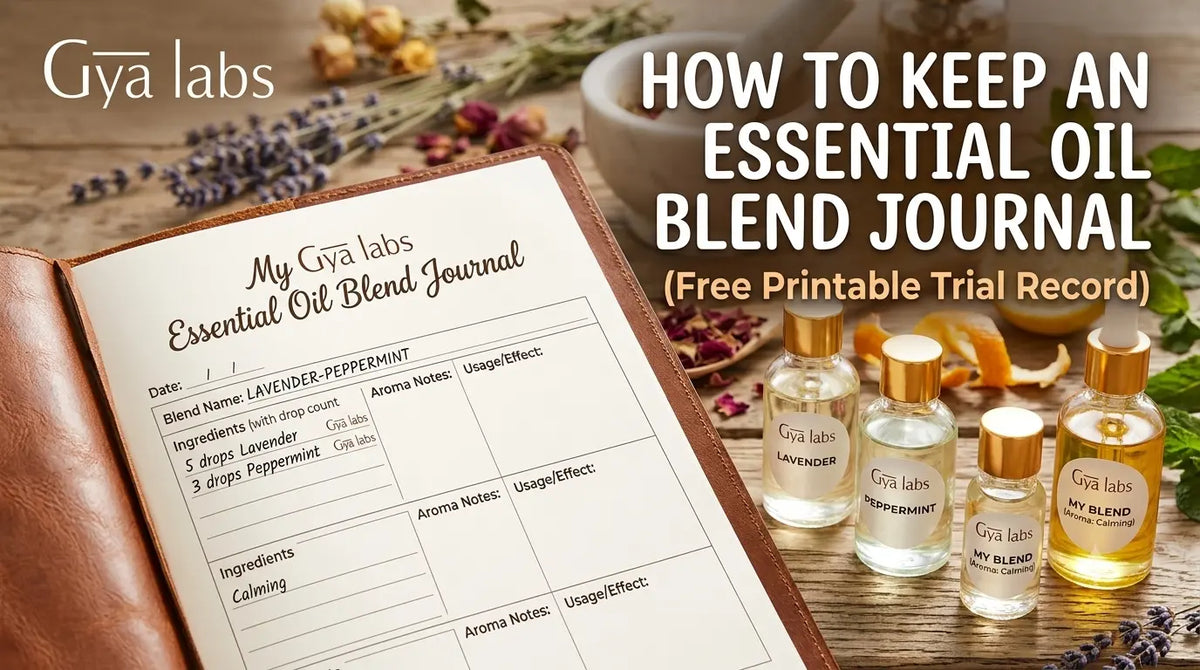 How to Keep an Essential Oil Blend Journal 