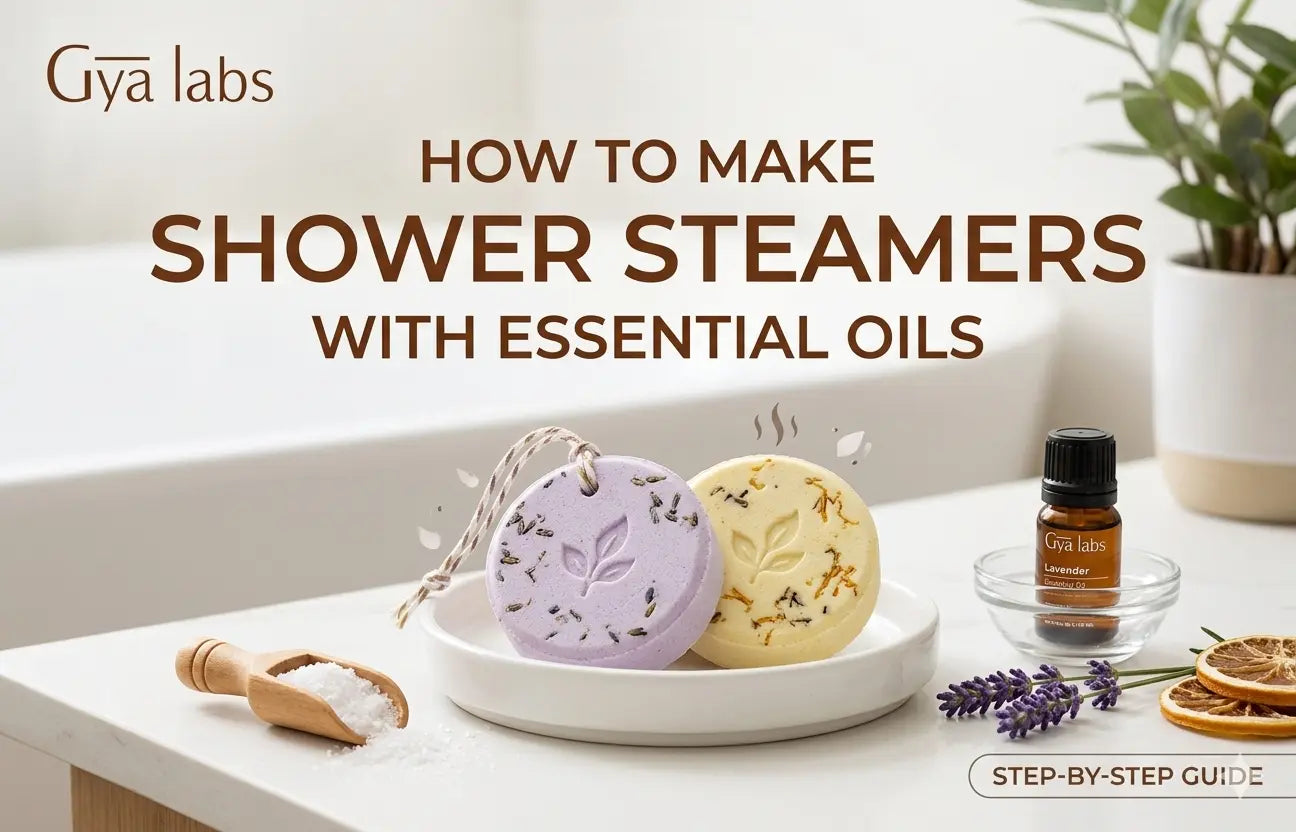 How to Make Shower Steamers with Essential Oils