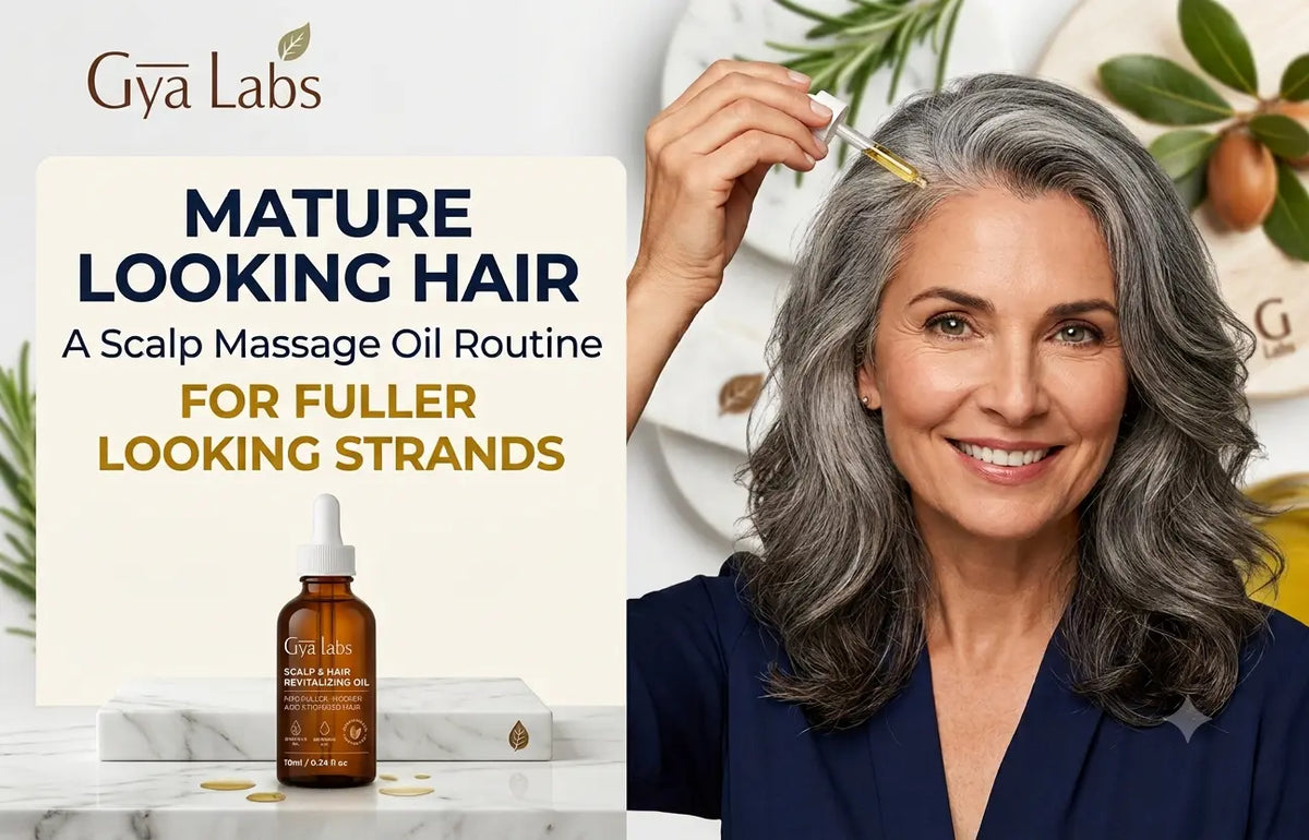 Scalp Massage Oil Routine for Fuller Looking Strands