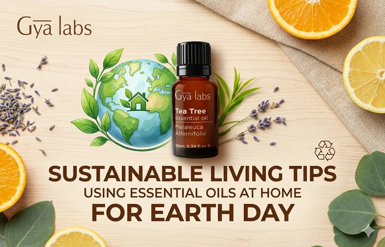 Earth Day Sustainable Living Tips Using Essential Oils at Home