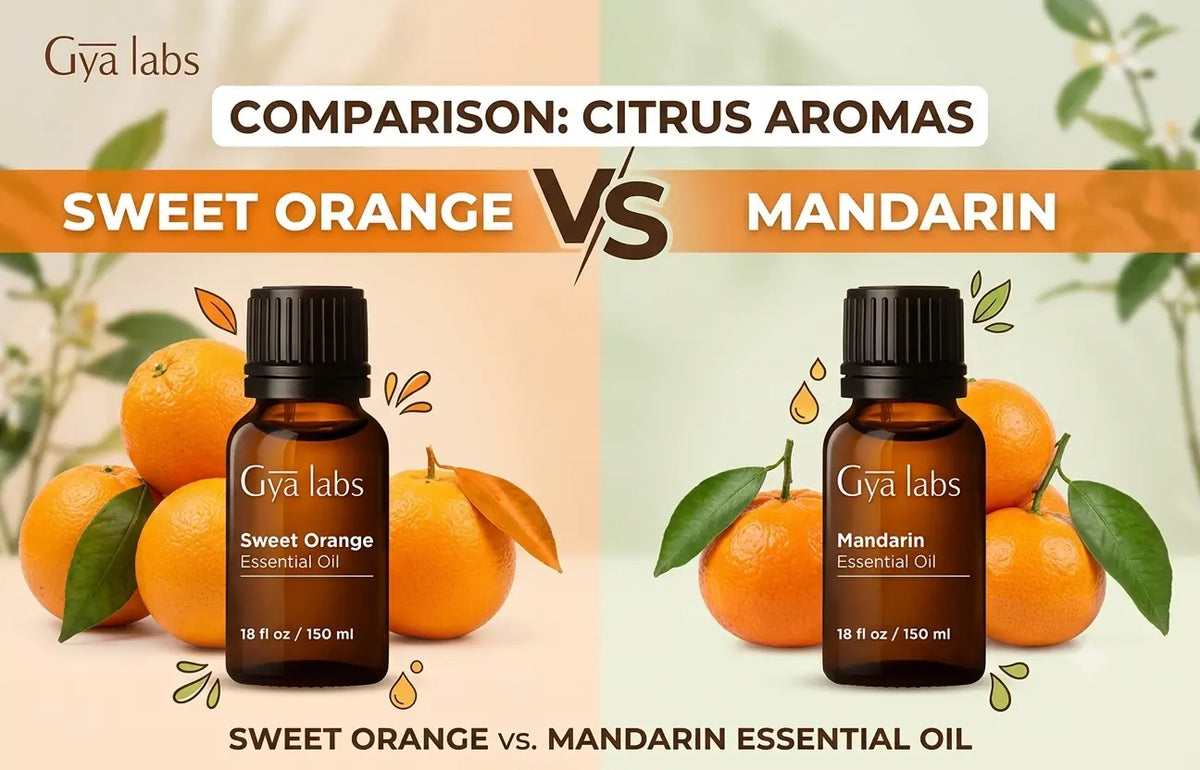 Sweet Orange vs Mandarin Essential Oil