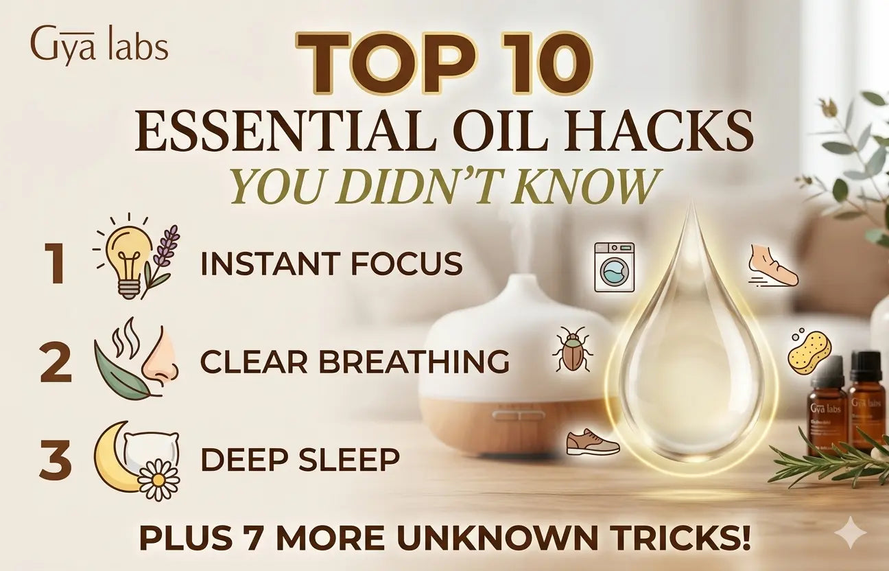 Top 10 Essential Oil Hacks You Didn’t Know