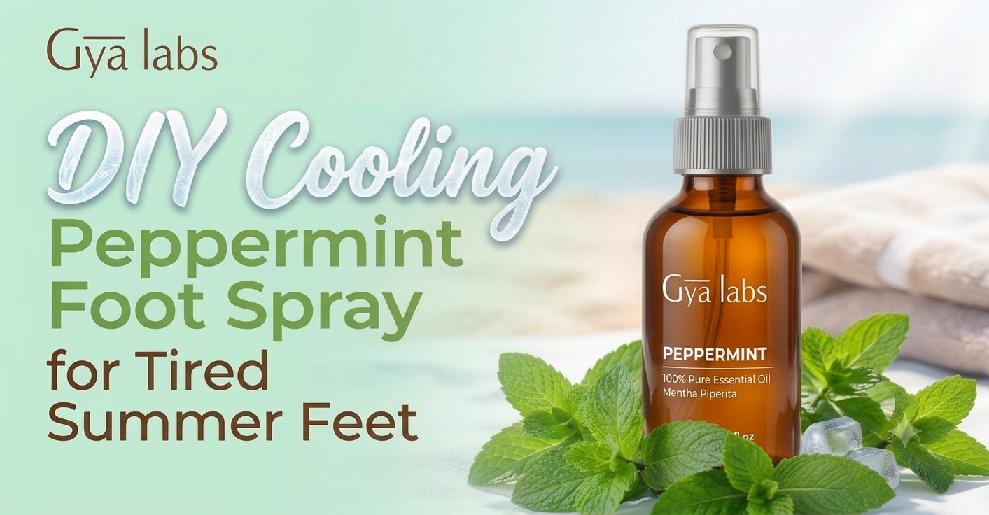 DIY Cooling Peppermint Foot Spray