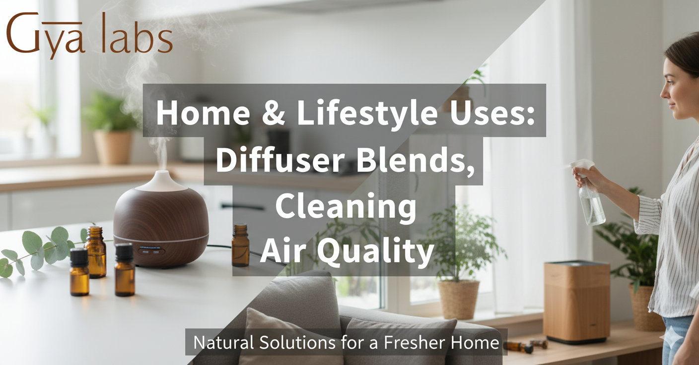 Home & Lifestyle Uses: Diffuser Blends, Cleaning, Air Quality